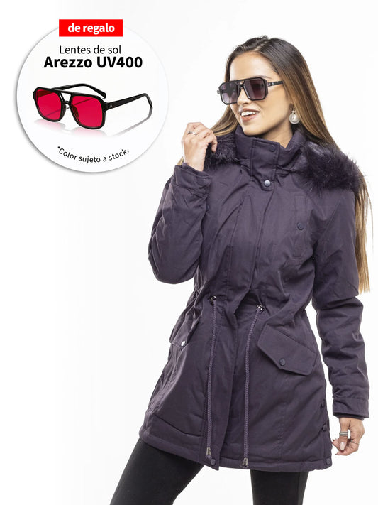 CHAQUETA PARKA ENGLA PURPLE 2.0