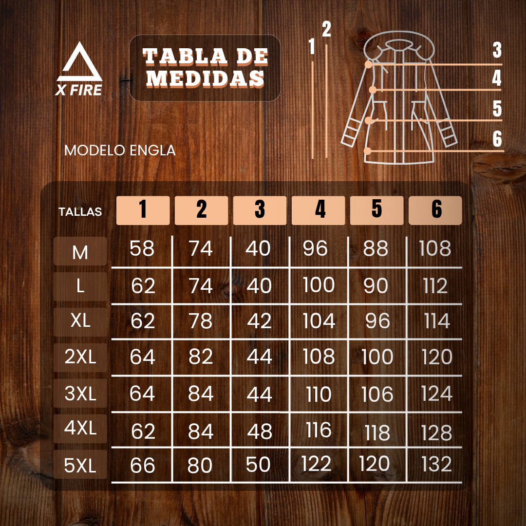 CHAQUETA PARKA ENGLA BLACK 2.0