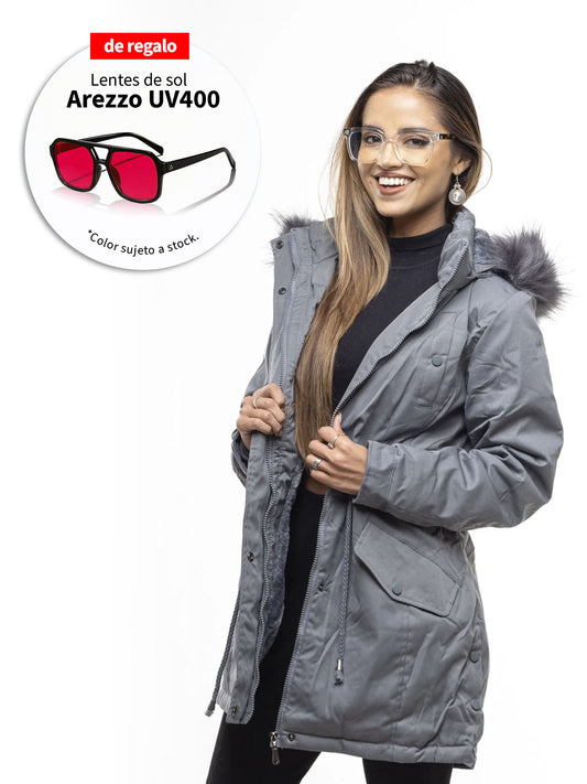 CHAQUETA PARKA ENGLA GRAY 2.0