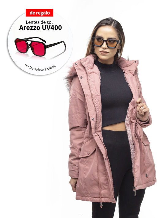 CHAQUETA PARKA ENGLA PINK 2.0