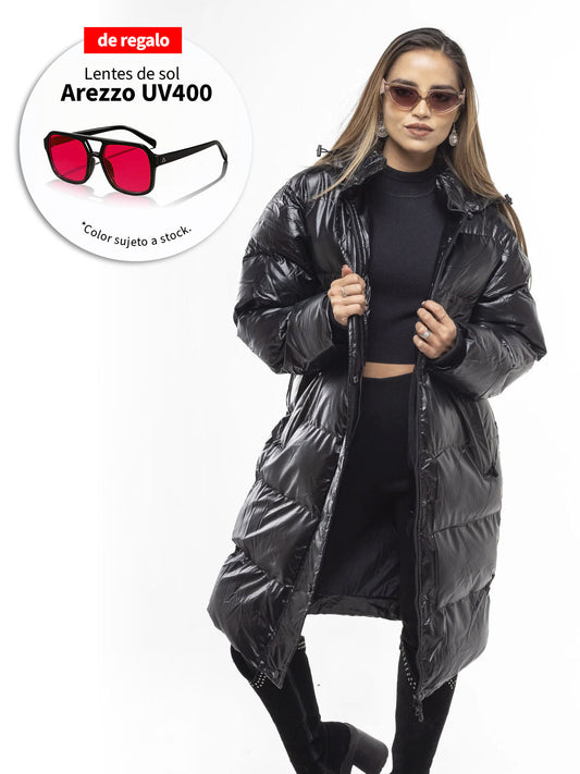 PARKA LARGA FLORENCE BLACK