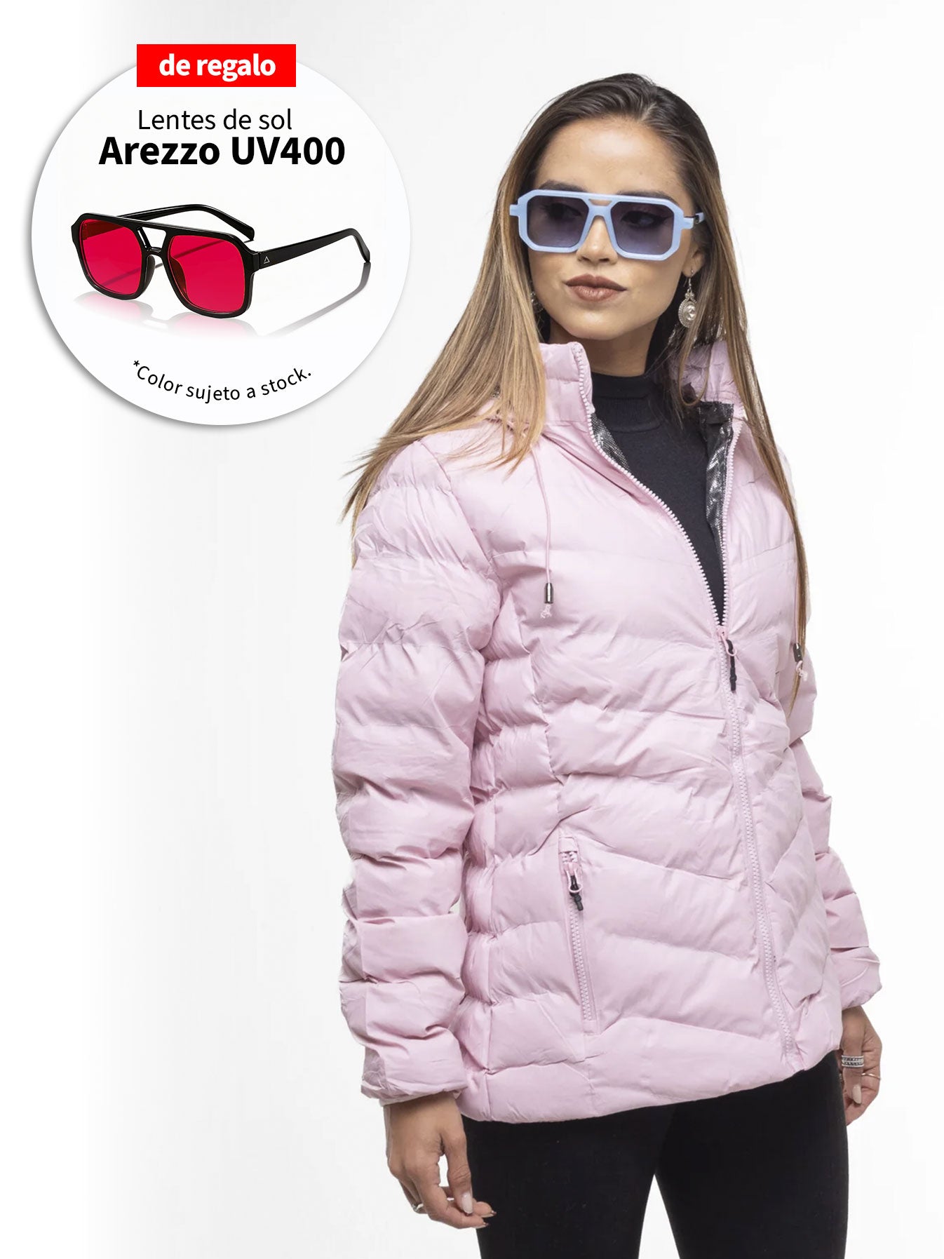PARKA CORTA VIKA PINK